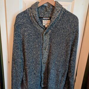 Lucky Brand blue knit cardigan